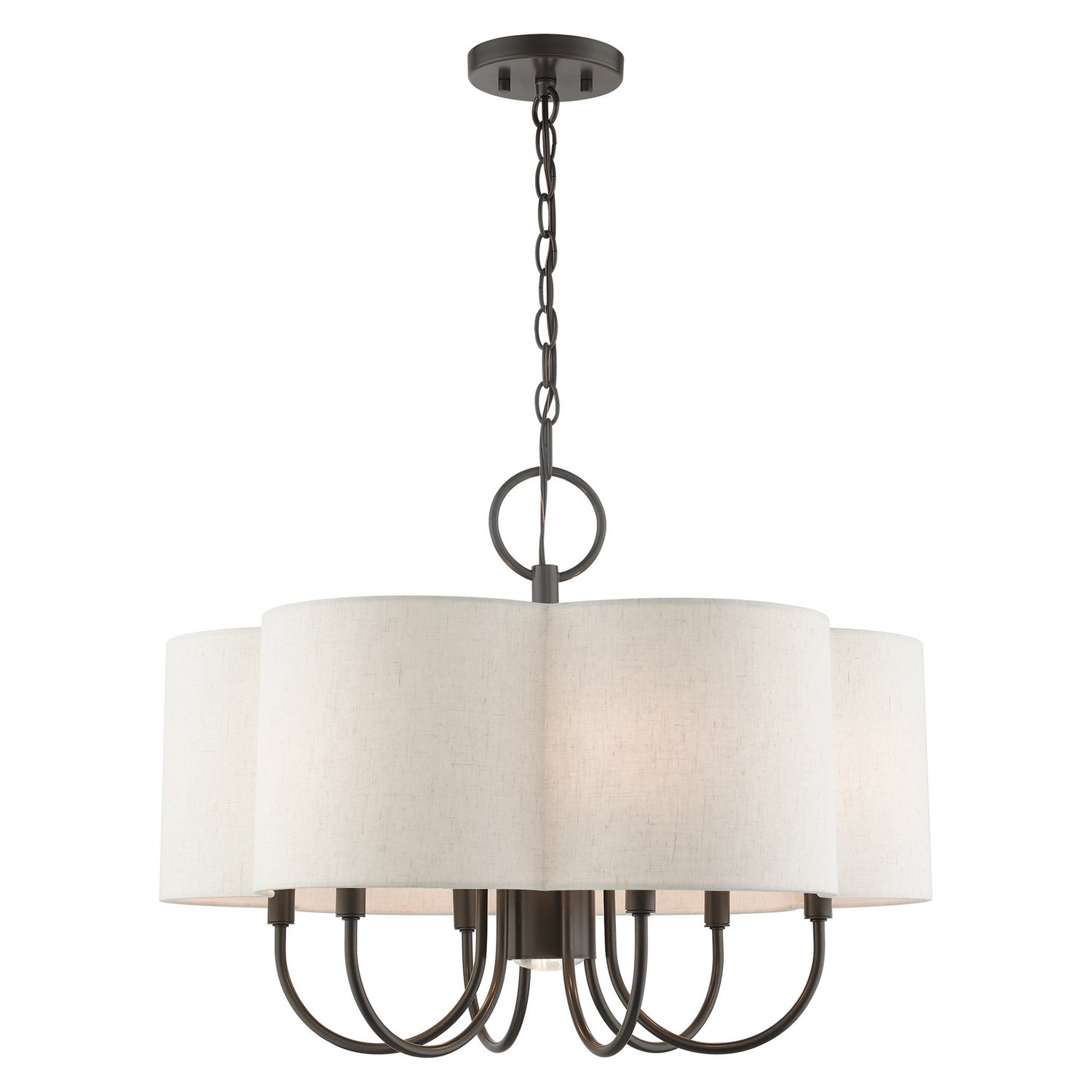 Livex Lighting - 45807-92 - Seven Light Chandelier - Solstice - English Bronze