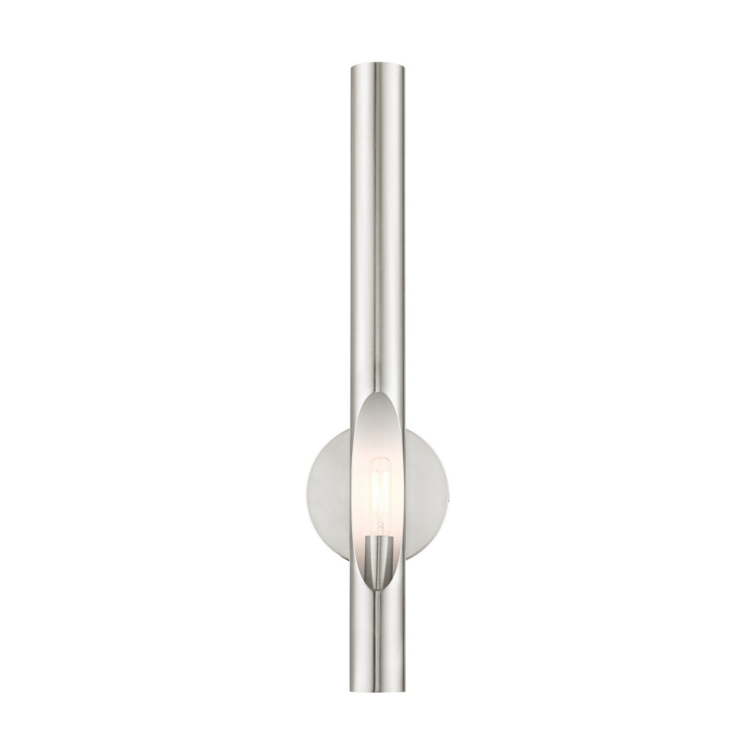 Livex Lighting - 45911-91 - One Light Wall Sconce - Acra - Brushed Nickel