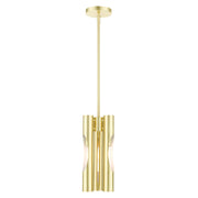 Livex Lighting - 45913-12 - Three Light Chandelier - Acra - Satin Brass