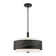 Livex Lighting - 46254-04 - Four Light Chandelier - Noria - Black