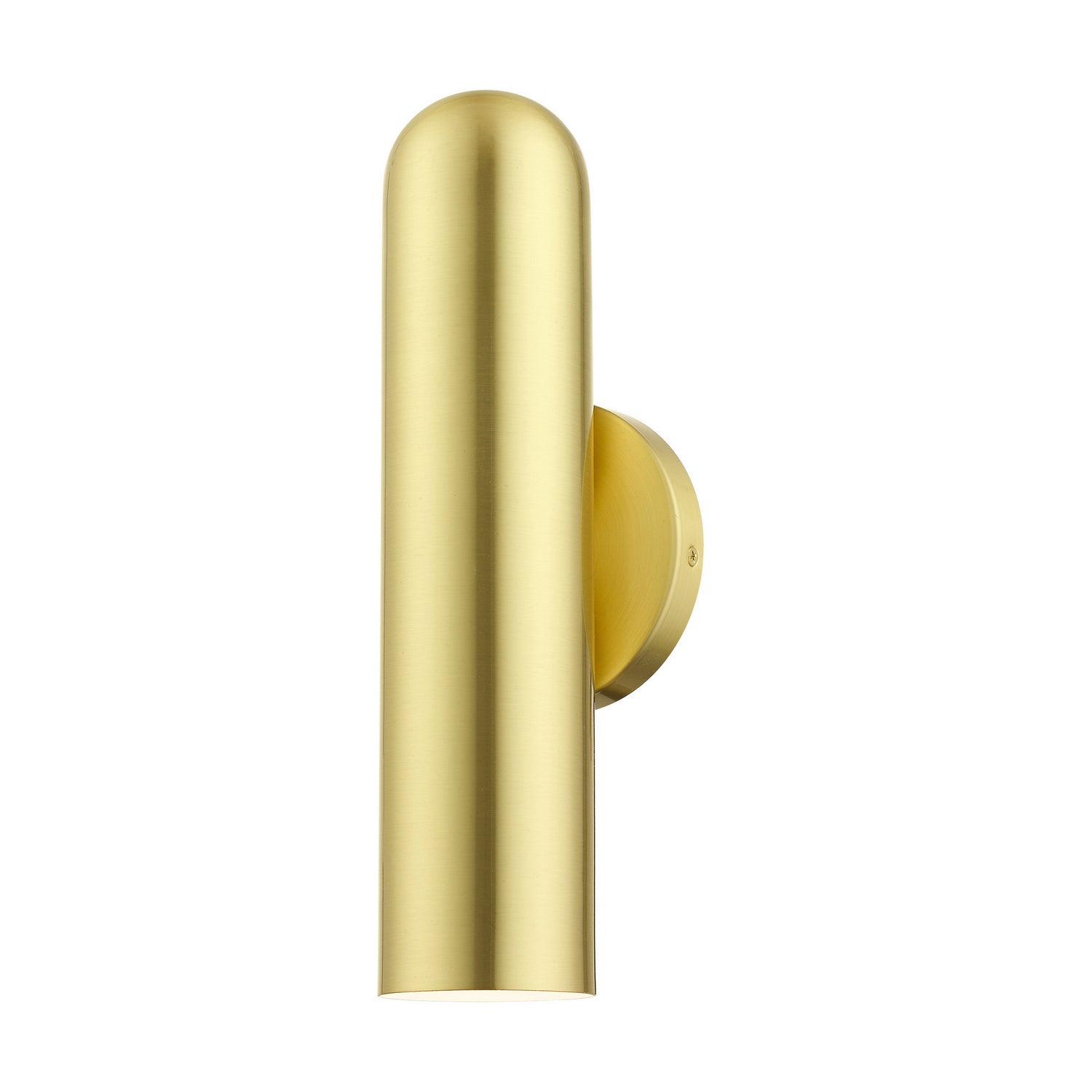 Livex Lighting - 46750-12 - One Light Wall Sconce - Ardmore - Satin Brass w/ Polished Brasss