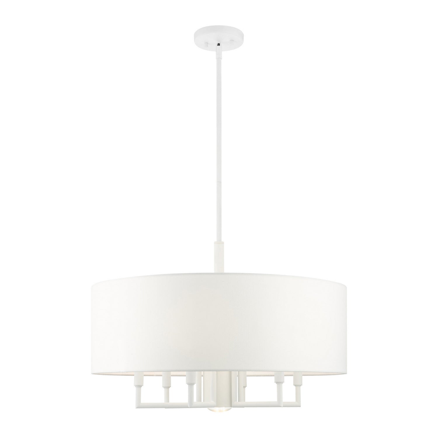 Livex Lighting - 49376-03 - Seven Light Chandelier - Meridian - White