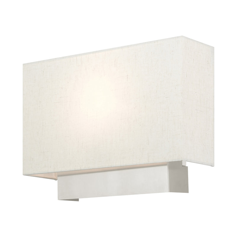 Livex Lighting - 49801-91 - One Light Wall Sconce - ADA Wall Sconces - Brushed Nickel