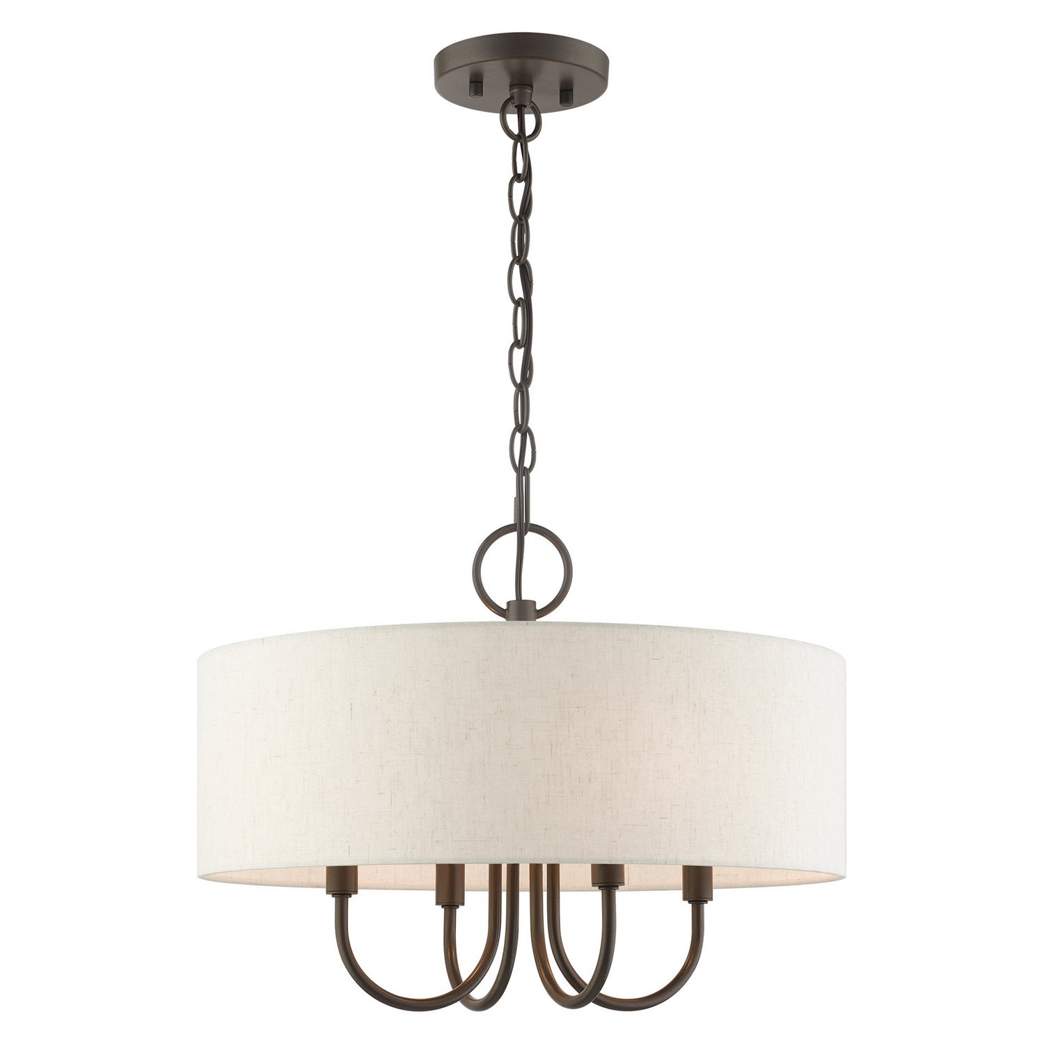 Livex Lighting - 49804-92 - Four Light Chandelier - Blossom - English Bronze