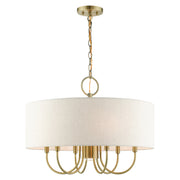 Livex Lighting - 49806-01 - Seven Light Chandelier - Blossom - Antique Brass