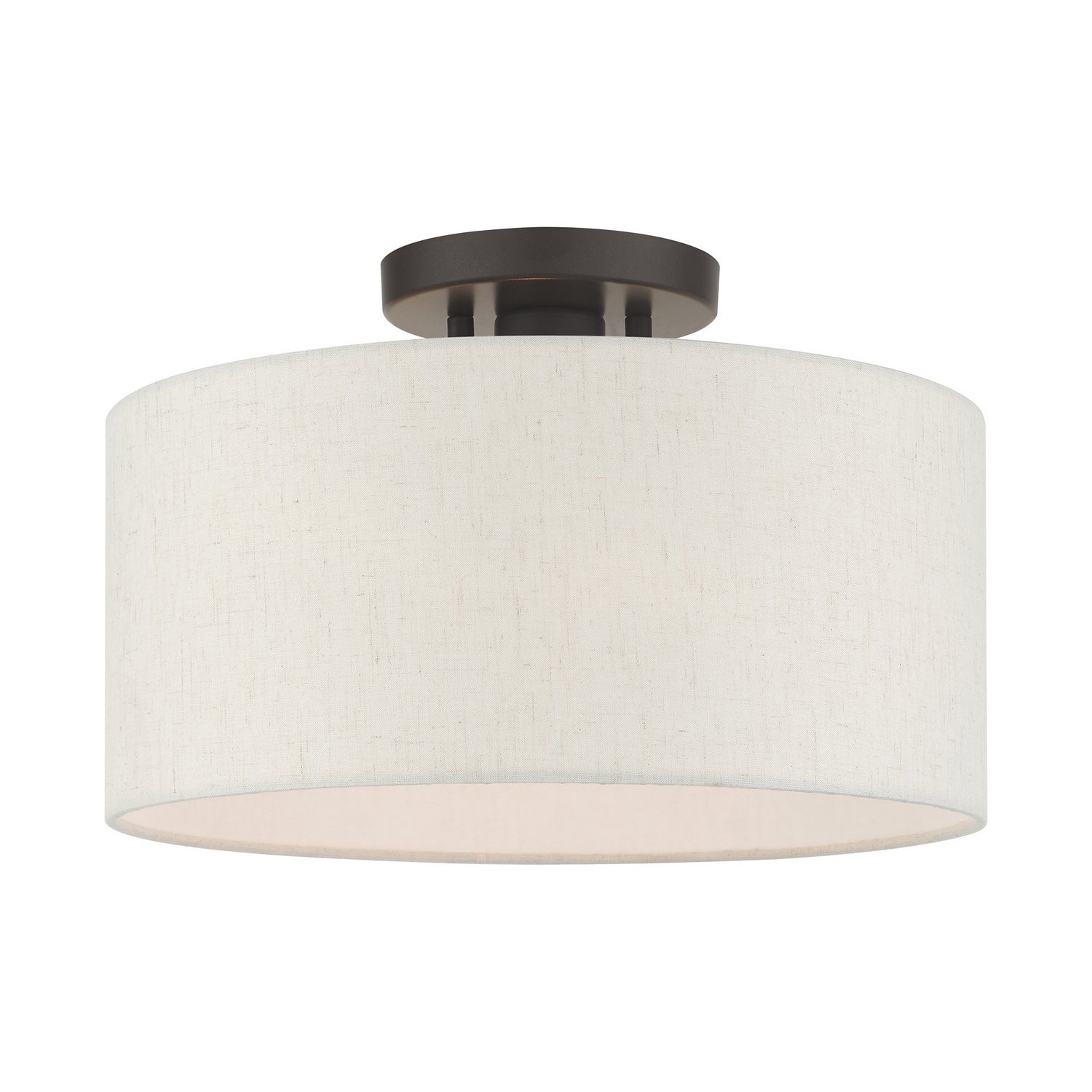 Livex Lighting - 49809-92 - One Light Semi Flush Mount - Blossom - English Bronze