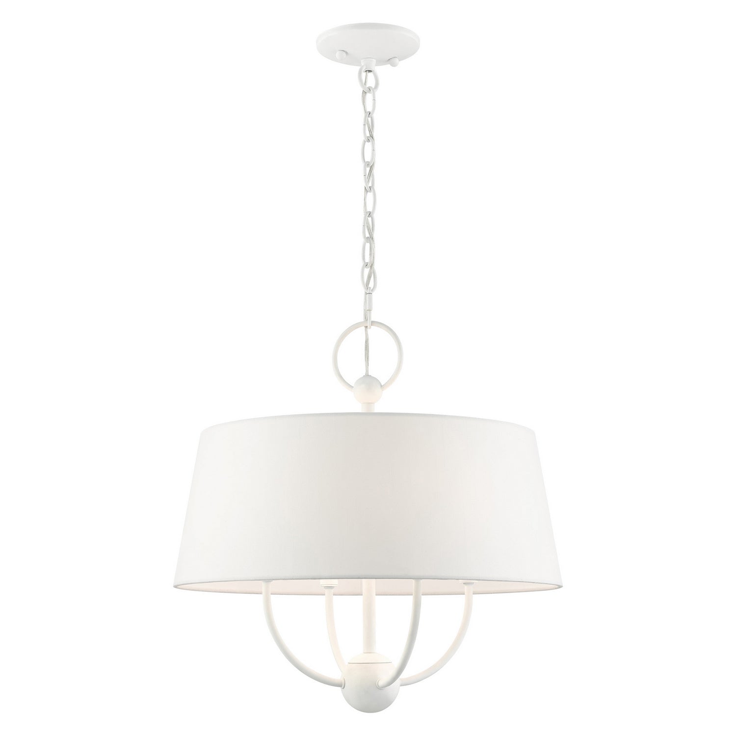 Livex Lighting - 49844-03 - Four Light Chandelier - Ridgecrest - White