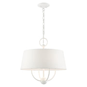 Livex Lighting - 49844-03 - Four Light Chandelier - Ridgecrest - White