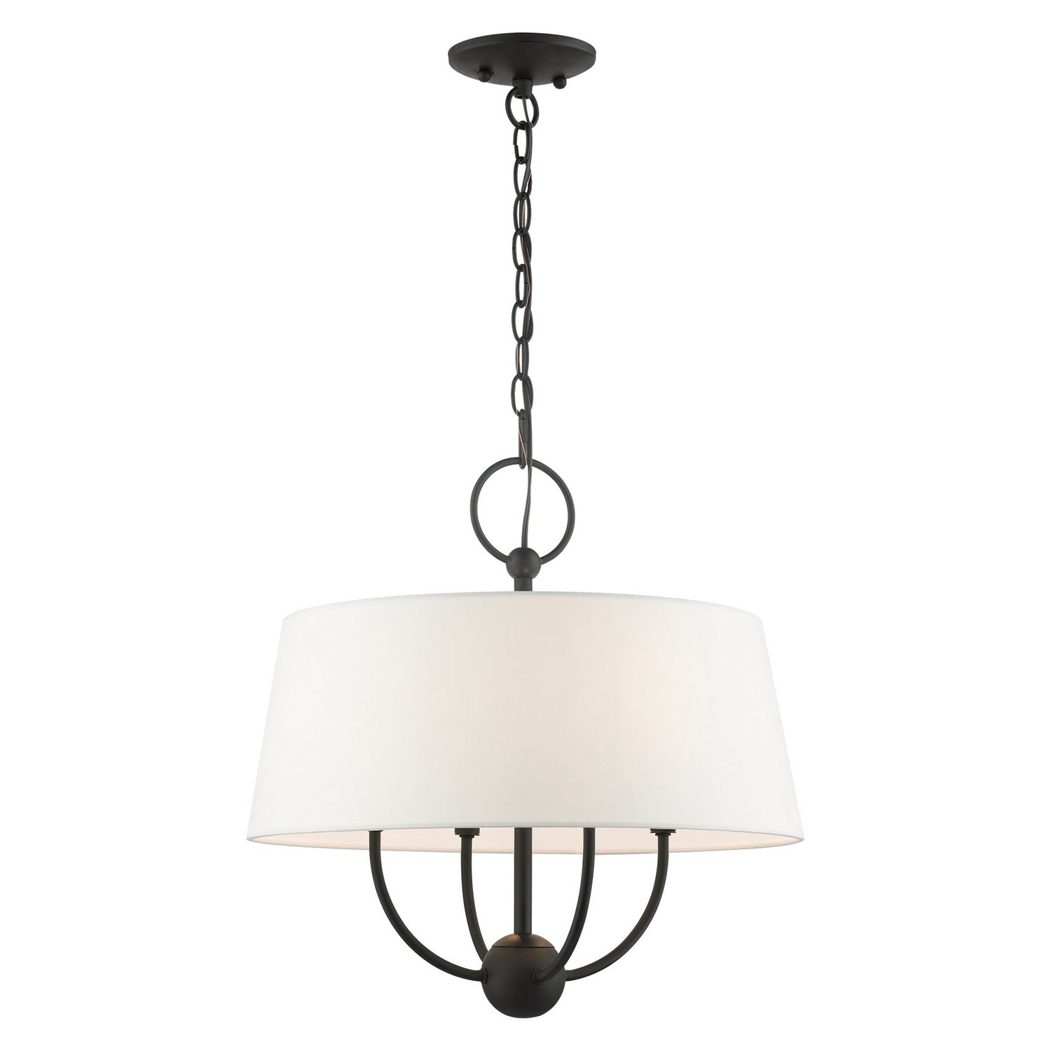 Livex Lighting - 49844-04 - Four Light Chandelier - Ridgecrest - Black