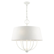 Livex Lighting - 49846-03 - Six Light Chandelier - Ridgecrest - White