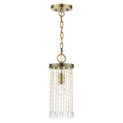 Livex Lighting - 51062-01 - One Light Mini Pendant - Elizabeth - Antique Brass