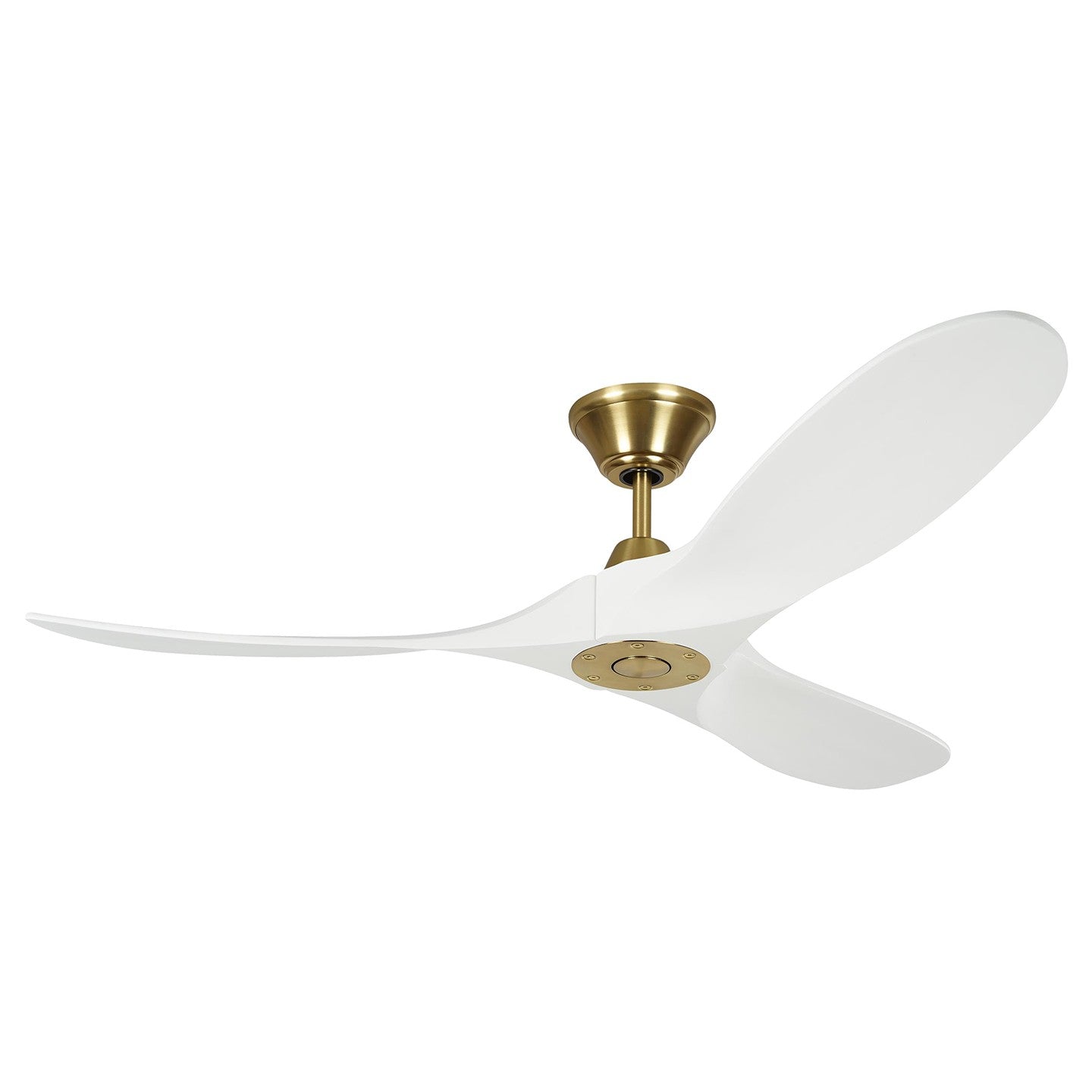 Visual Comfort Fan - 3MAVR52RZWBBS - 52"Ceiling Fan - Maverick - Burnished Brass