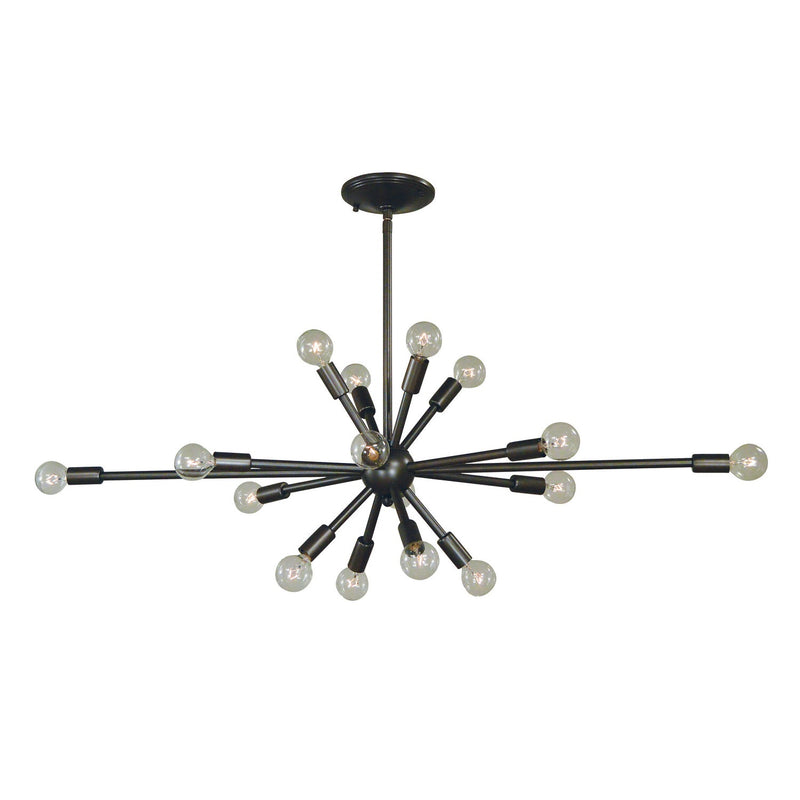 Framburg - 4392 MB - 16 Light Chandelier - Simone - Mahogany Bronze