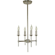 Framburg - 4694 PN - Four Light Chandelier - Chandler - Polished Nickel