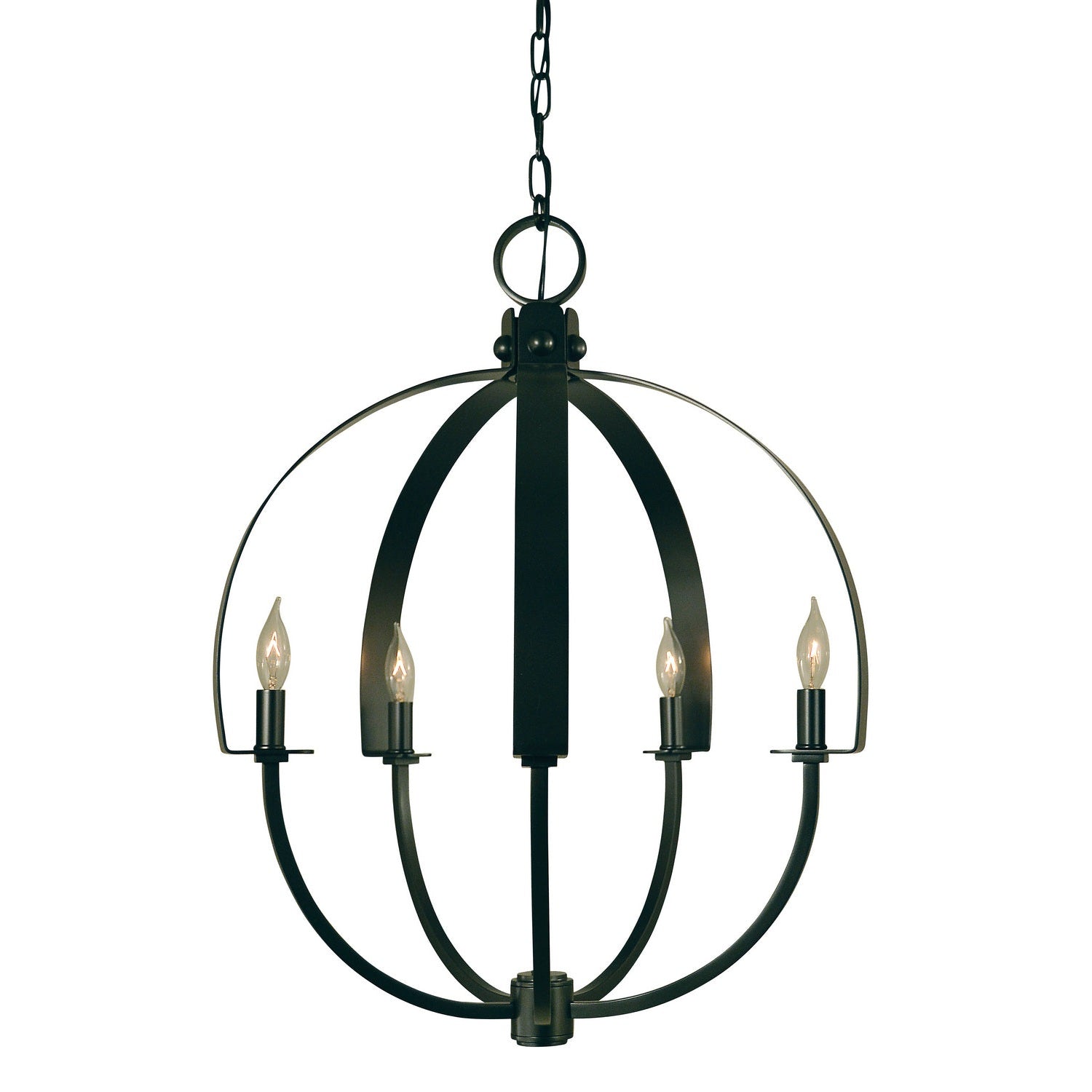 Framburg - 4725 AB - Five Light Chandelier - Luna - Antique Brass