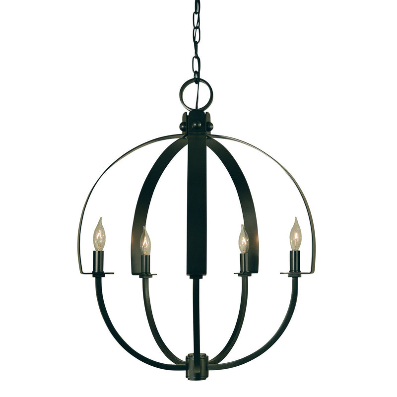 Framburg - 4725 AB - Five Light Chandelier - Luna - Antique Brass