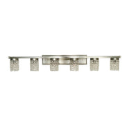 Framburg - 4746 BN - Six Light Wall Sconce - Gemini - Brushed Nickel