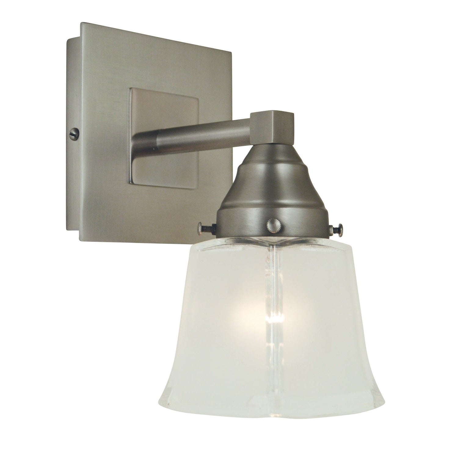 Framburg - 4771 SP/PN - One Light Wall Sconce - Mercer - Satin Pewter w/Polished Nickel