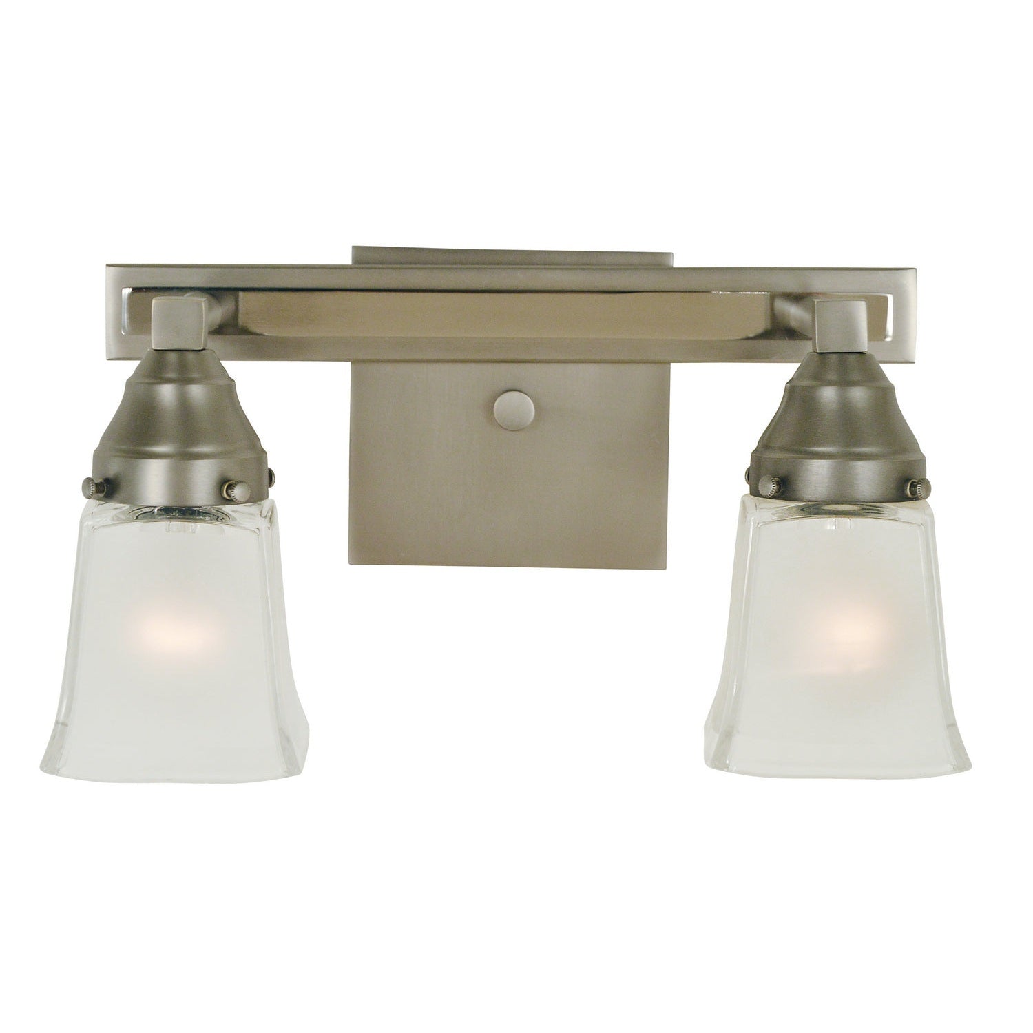 Framburg - 4772 SP/PN - Two Light Wall Sconce - Mercer - Satin Pewter w/Polished Nickel