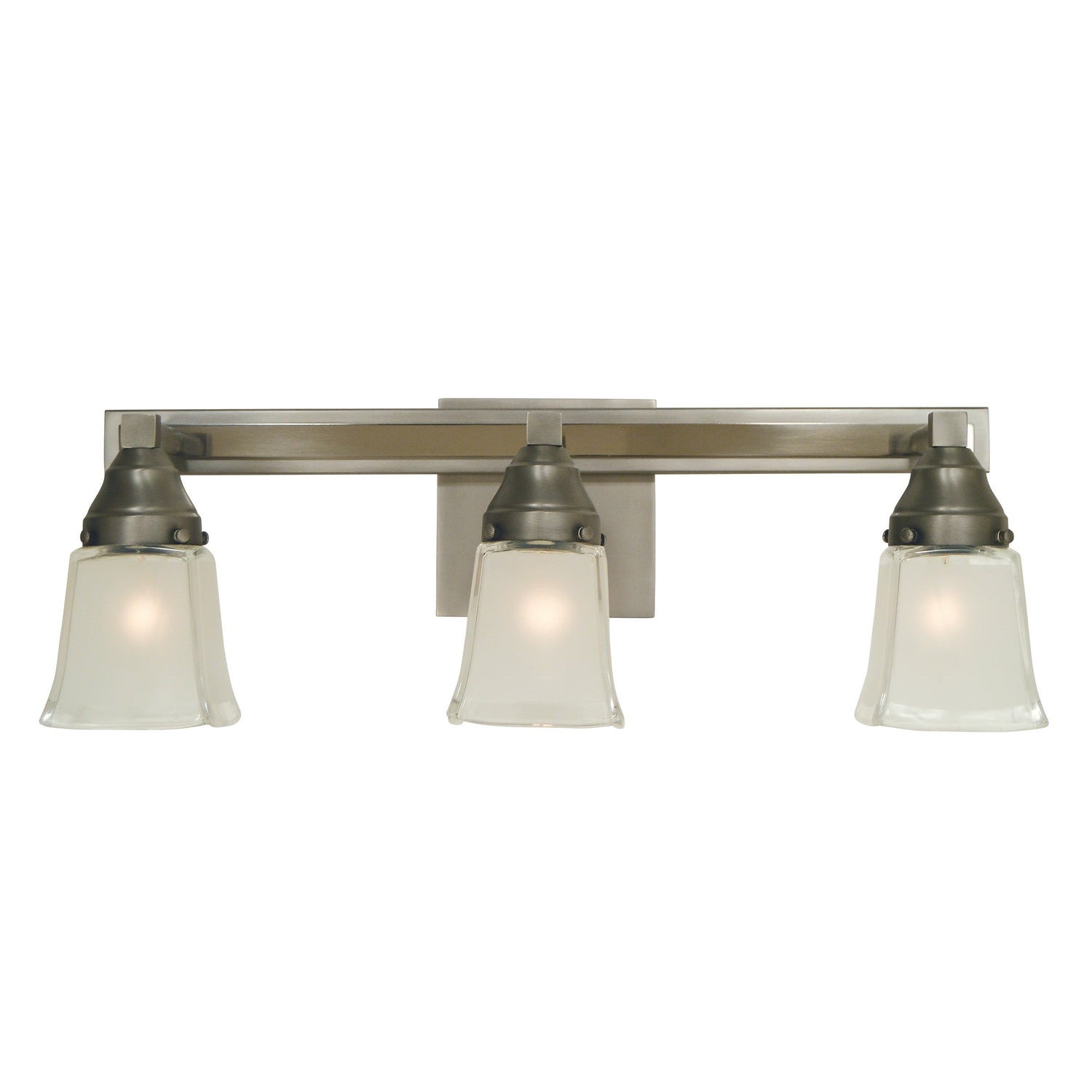 Framburg - 4773 SP/PN - Three Light Wall Sconce - Mercer - Satin Pewter w/Polished Nickel