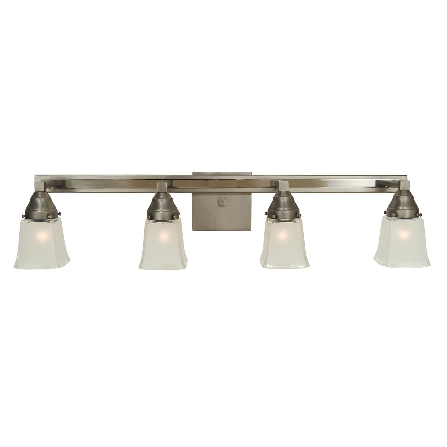 Framburg - 4774 SP/PN - Four Light Wall Sconce - Mercer - Satin Pewter w/Polished Nickel