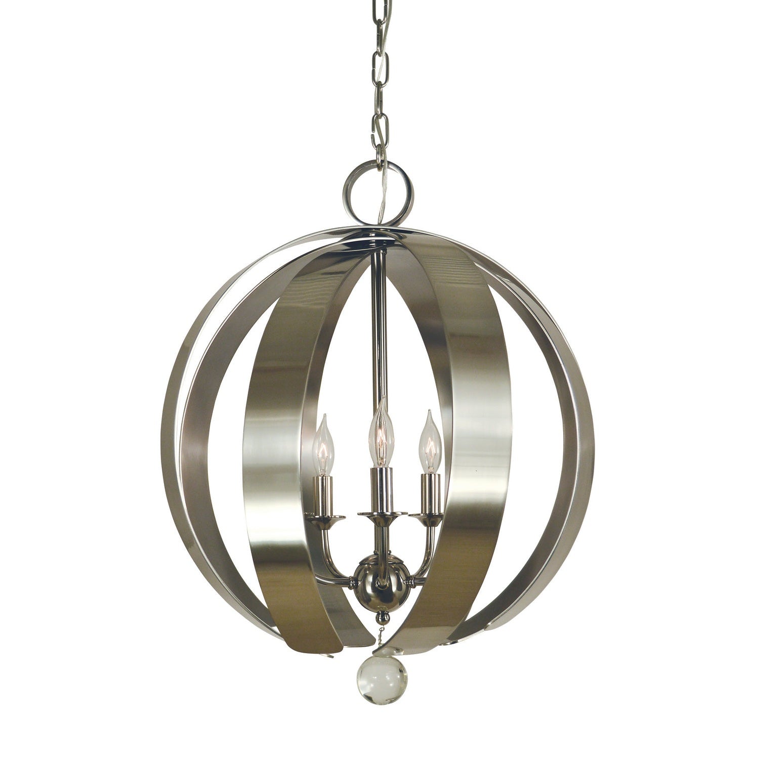 Framburg - 4778 PN/BN - Five Light Chandelier - Venus - Polished Nickel