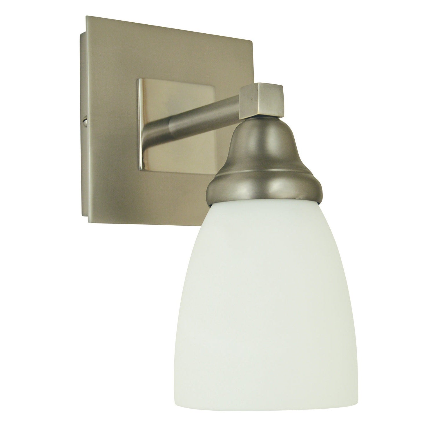 Framburg - 4781 SP/PN - One Light Wall Sconce - Mercer - Satin Pewter w/Polished Nickel