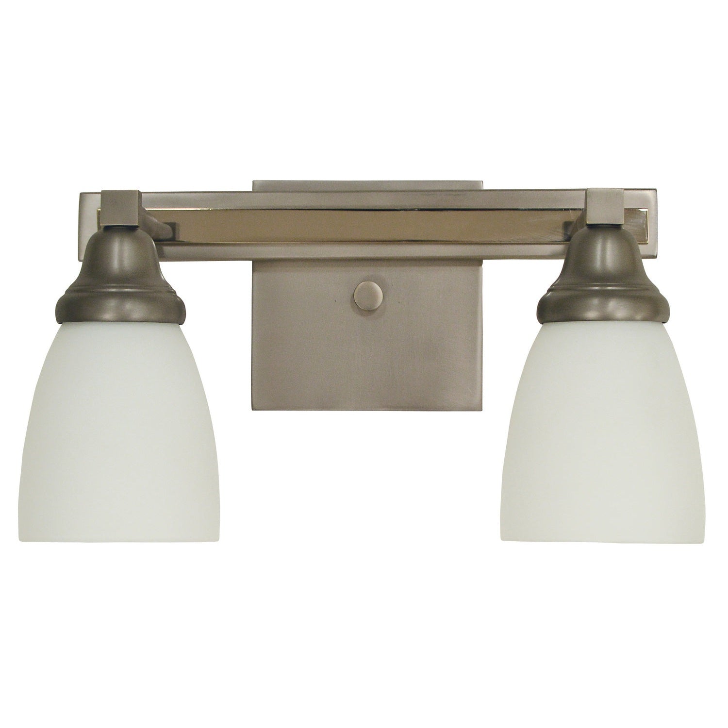 Framburg - 4782 SP/PN - Two Light Wall Sconce - Mercer - Satin Pewter w/Polished Nickel