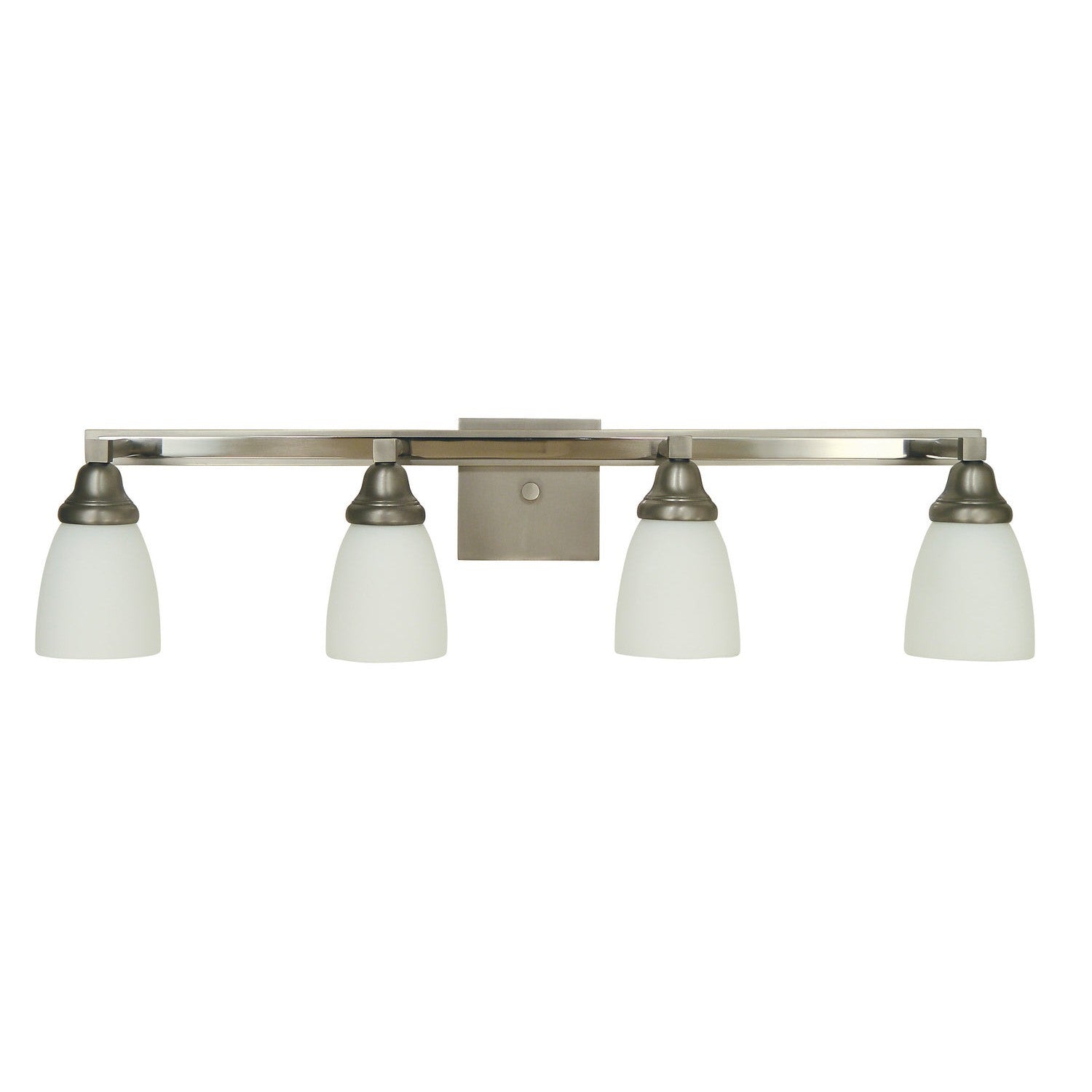 Framburg - 4784 SP/PN - Four Light Wall Sconce - Mercer - Satin Pewter w/Polished Nickel