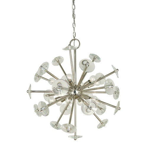 Framburg - 4815 PN - 12 Light Chandelier - Apogee - Polished Nickel
