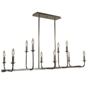 Framburg - 4983 PN - Ten Light Island Chandelier - Boulevard - Polished Nickel