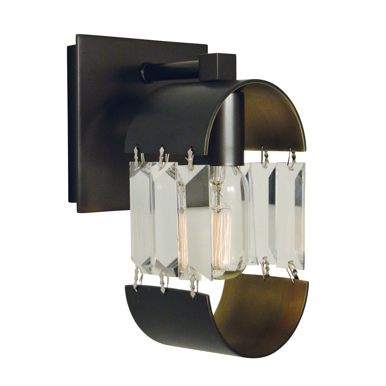 Framburg - 5011 MB/HB - One Light Wall Sconce - Josephine - Mahogany Bronze w/Harvest Bronze