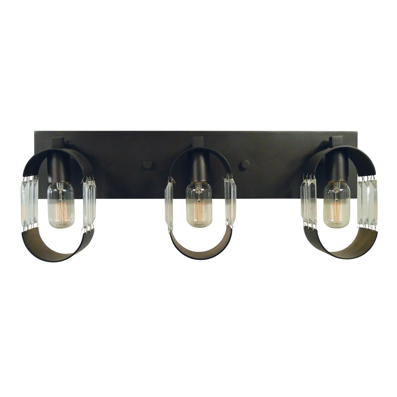 Framburg - 5013 MB/HB - Three Light Wall Sconce - Josephine - Mahogany Bronze w/Harvest Bronze