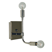 Framburg - 5017 PN/MBLACK - Two Light Wall Sconce - Fusion - Polished Nickel w/Matte Black