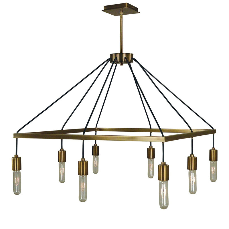 Framburg - 5020 AB - Eight Light Chandelier - Celestial - Antique Brass