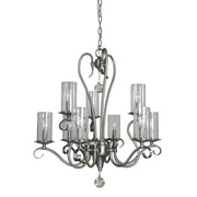 Framburg - 5029 BN - Nine Light Chandelier - Ilsa - Brushed Nickel