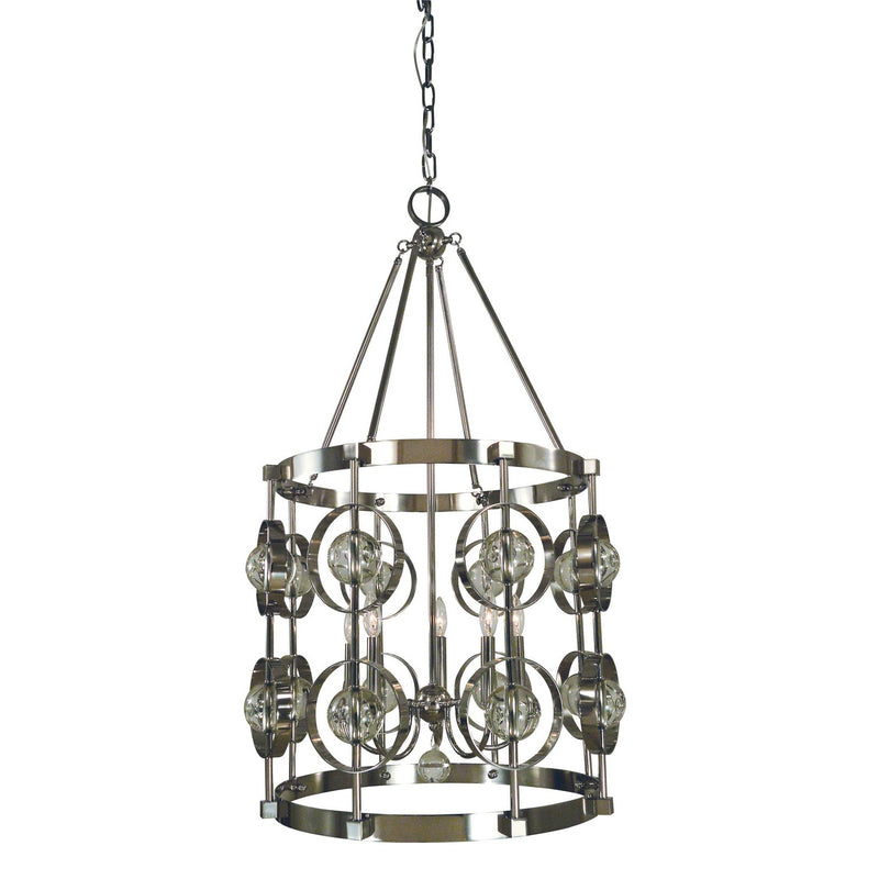 Framburg - 5032 PN - Five Light Chandelier - Ephemeris - Polished Nickel