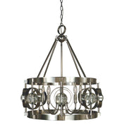 Framburg - 5035 PN - Five Light Chandelier - Ephemeris - Polished Nickel
