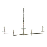 Framburg - 5450 MBLACK - Five Light Chandelier - Muse - Matte Black