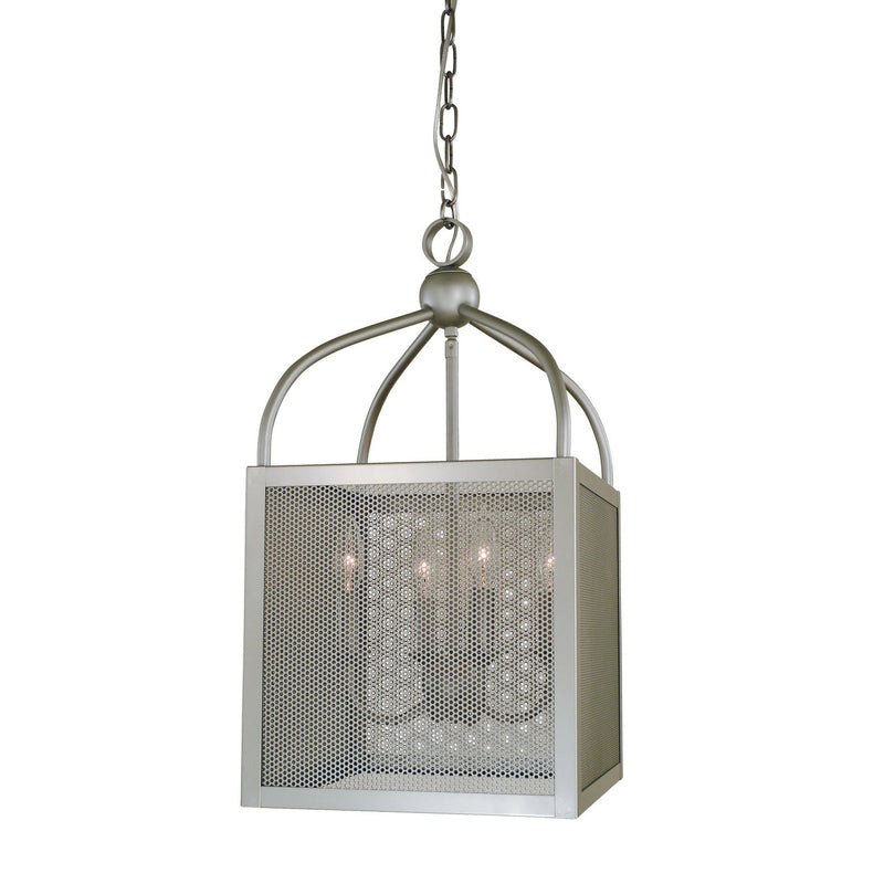 Framburg - 5464 SP - Four Light Mini-Chandelier - Windsor - Satin Pewter