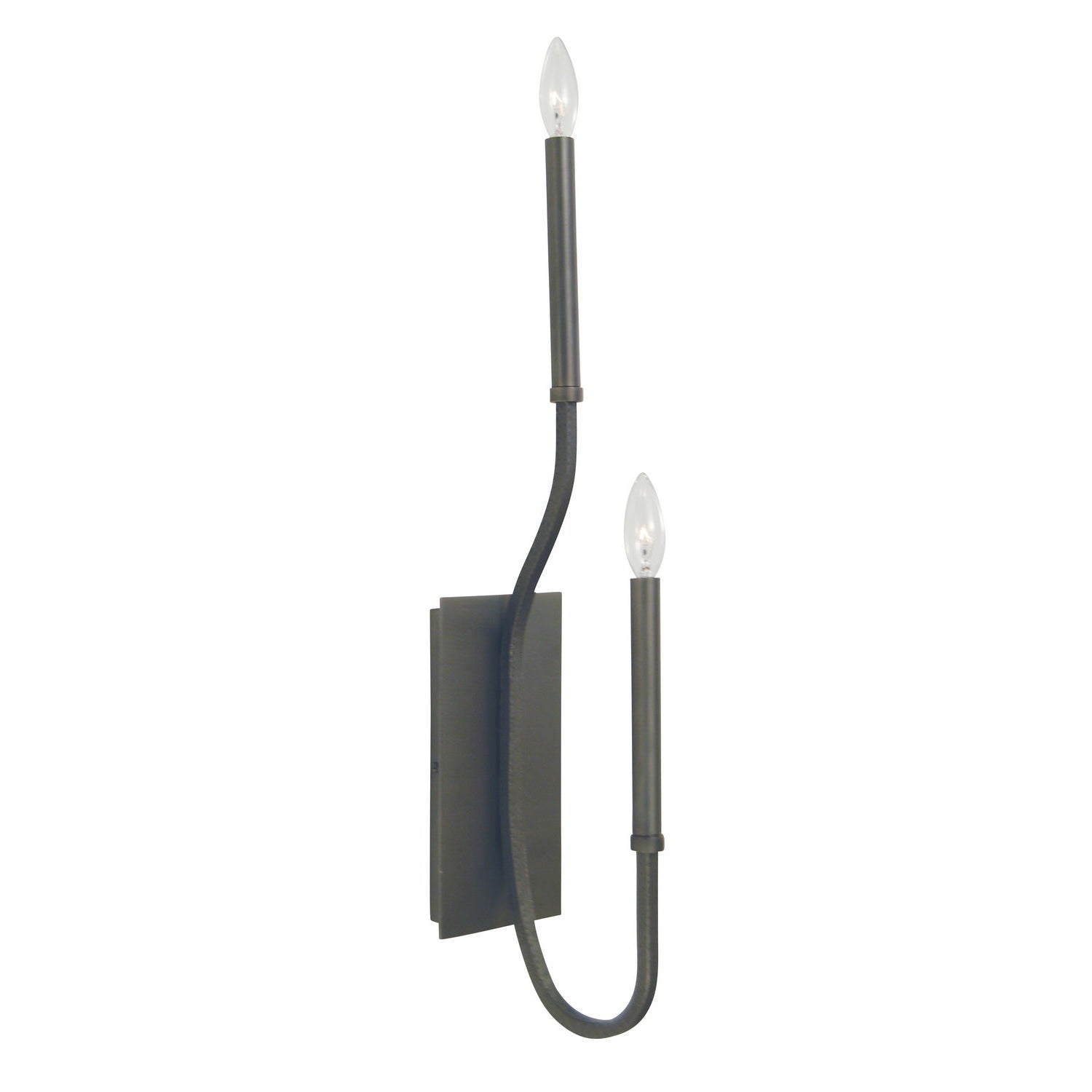 Framburg - 5482 IRON - Two Light Wall Sconce - Heidelberg - Iron