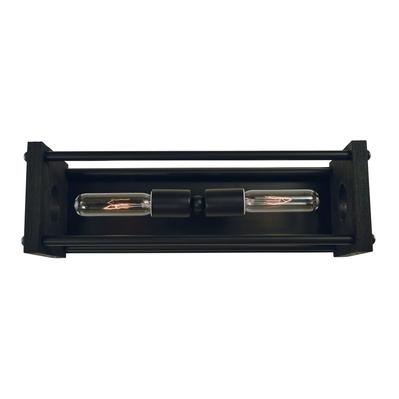 Framburg - 5532 MBLACK - Two Light Wall Sconce - Industria - Matte Black