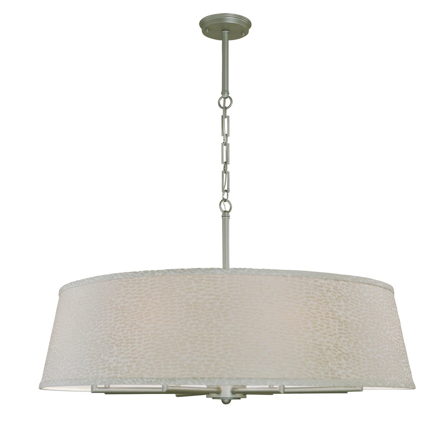 Framburg - 5548 SP - Eight Light Chandelier - Cosmopolitan - Satin Pewter