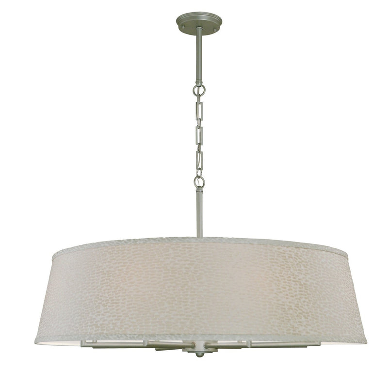 Framburg - 5548 SP - Eight Light Chandelier - Cosmopolitan - Satin Pewter