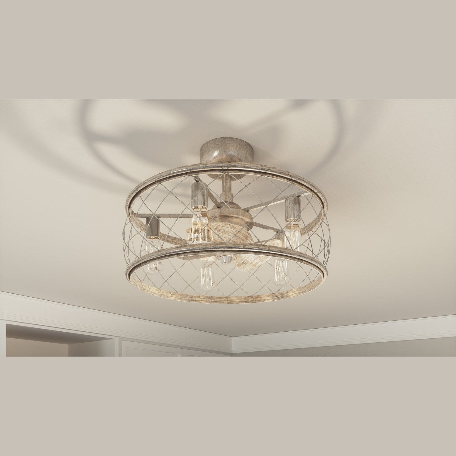 Quoizel - RDY3122CS - Five Light Fandelier - Dury - Century Silver Leaf