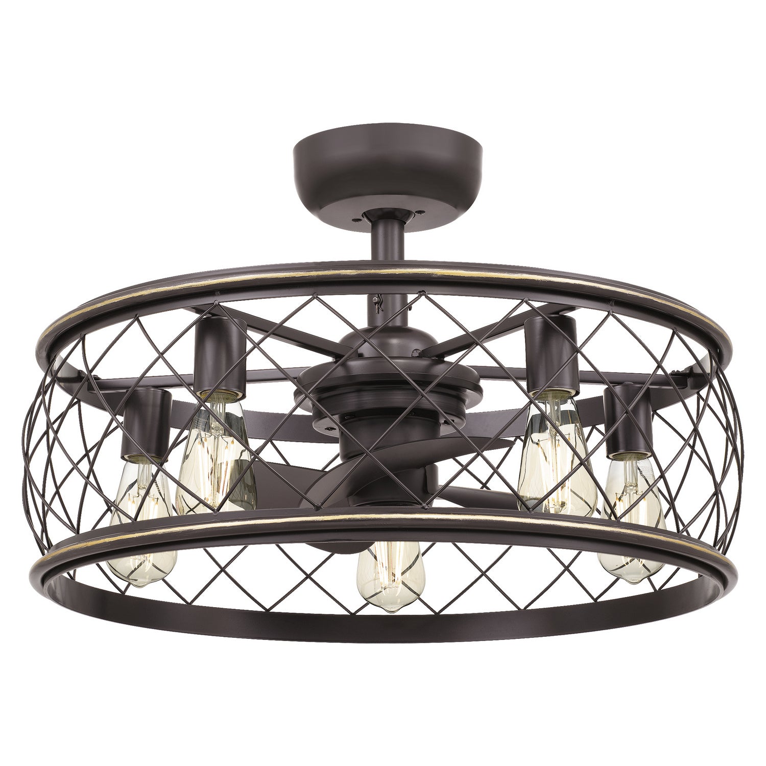 Quoizel - RDY3122PN - Five Light Fandelier - Dury - Palladian Bronze