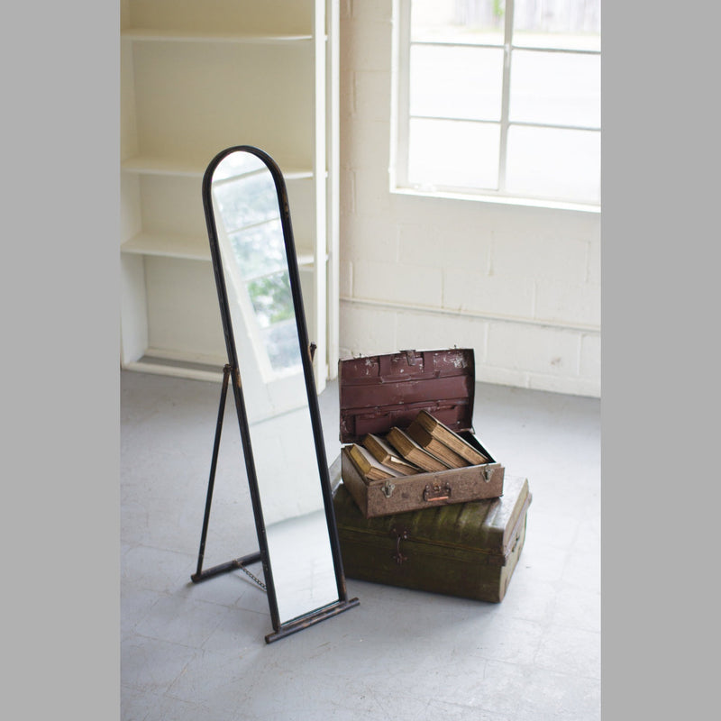Kalalou - CCG1469 - Floor Mirror - Black