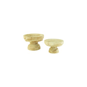 Kalalou - CFAN1038 - Set Of Two Compotes - Tan