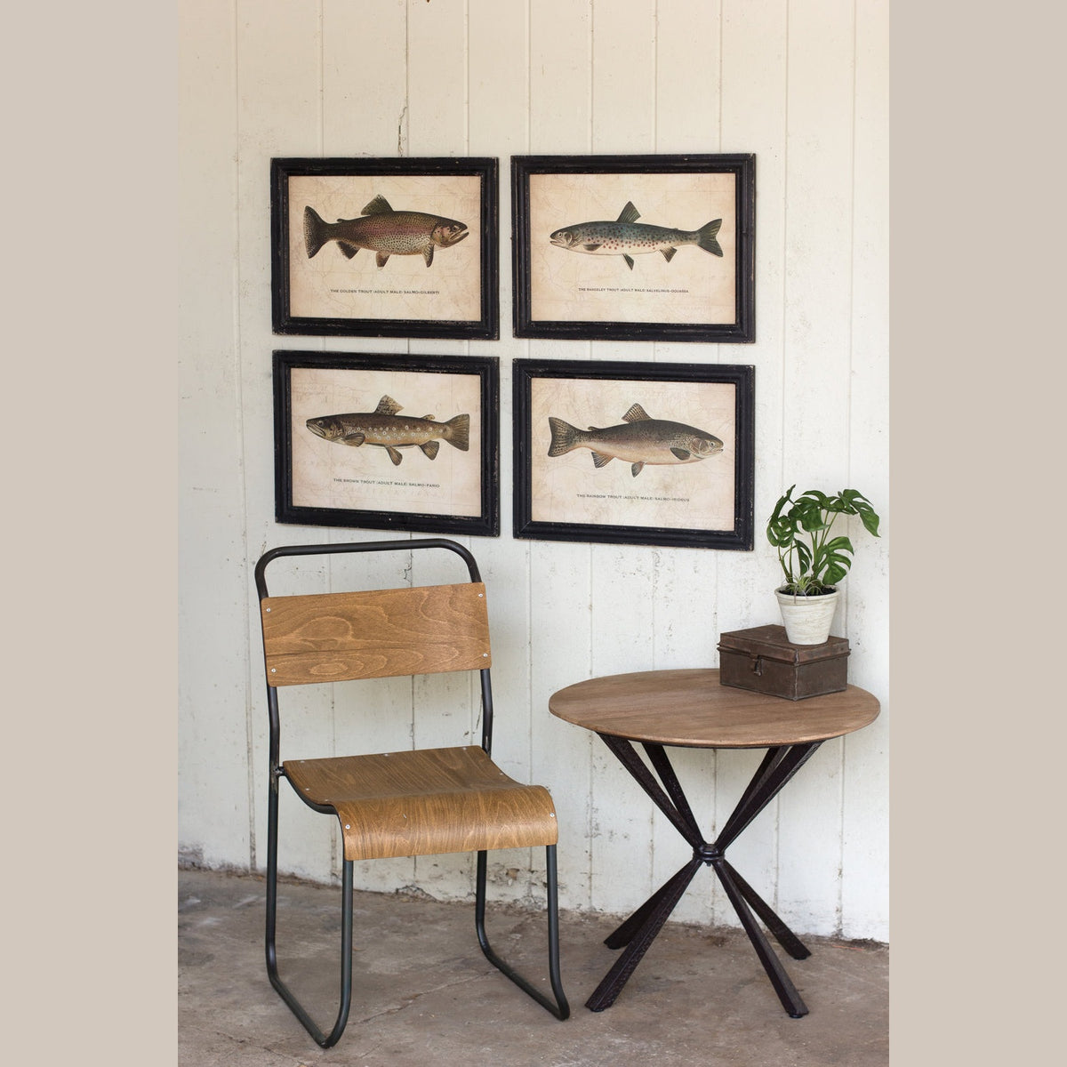 Kalalou - CHH1018 - Prints Under Glass - Brown