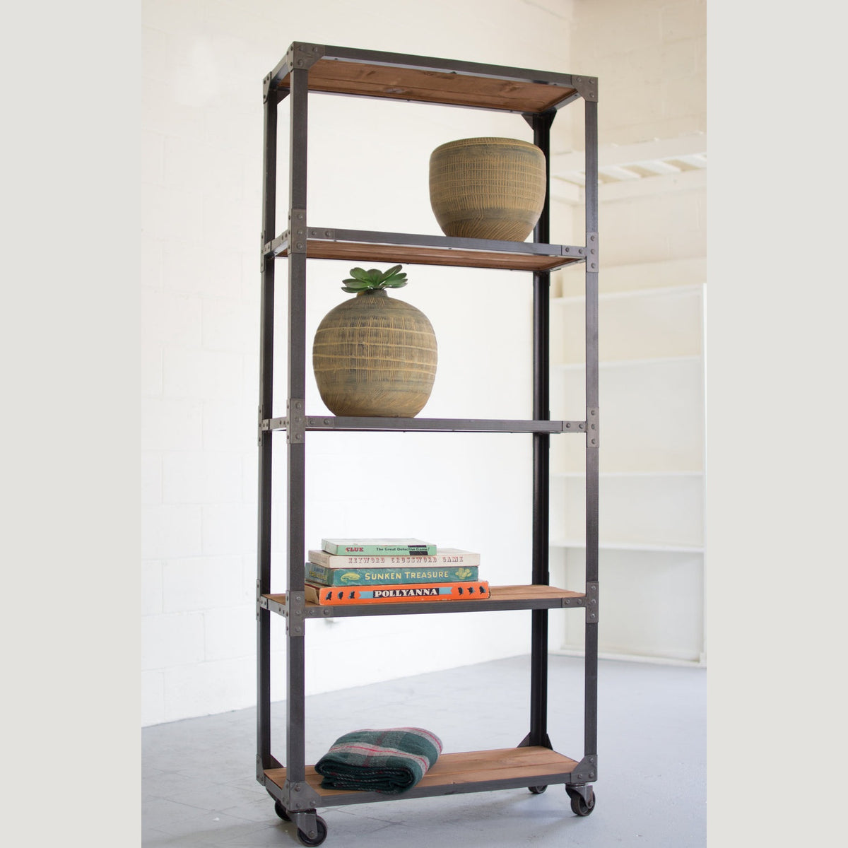Kalalou - CQ6913 - Shelving Unit - Gray